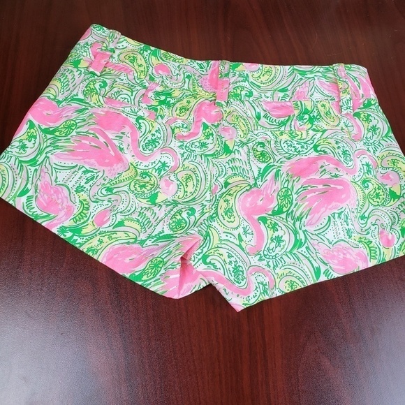 Lilly Pulitzer Flamingo Walsh shorts - Picture 3 of 5